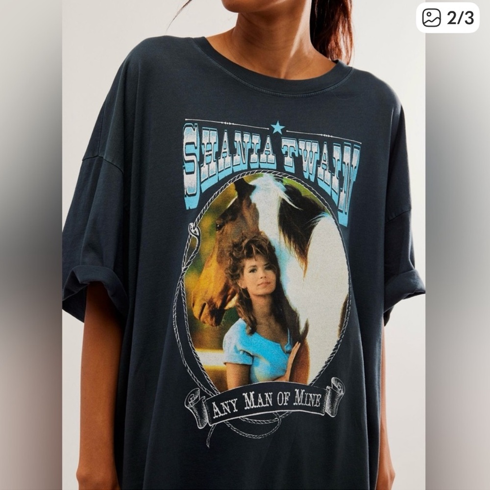Daydreamer Shania Twain Any Man of Mine OS Tee